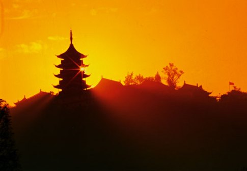 狼山晨曦