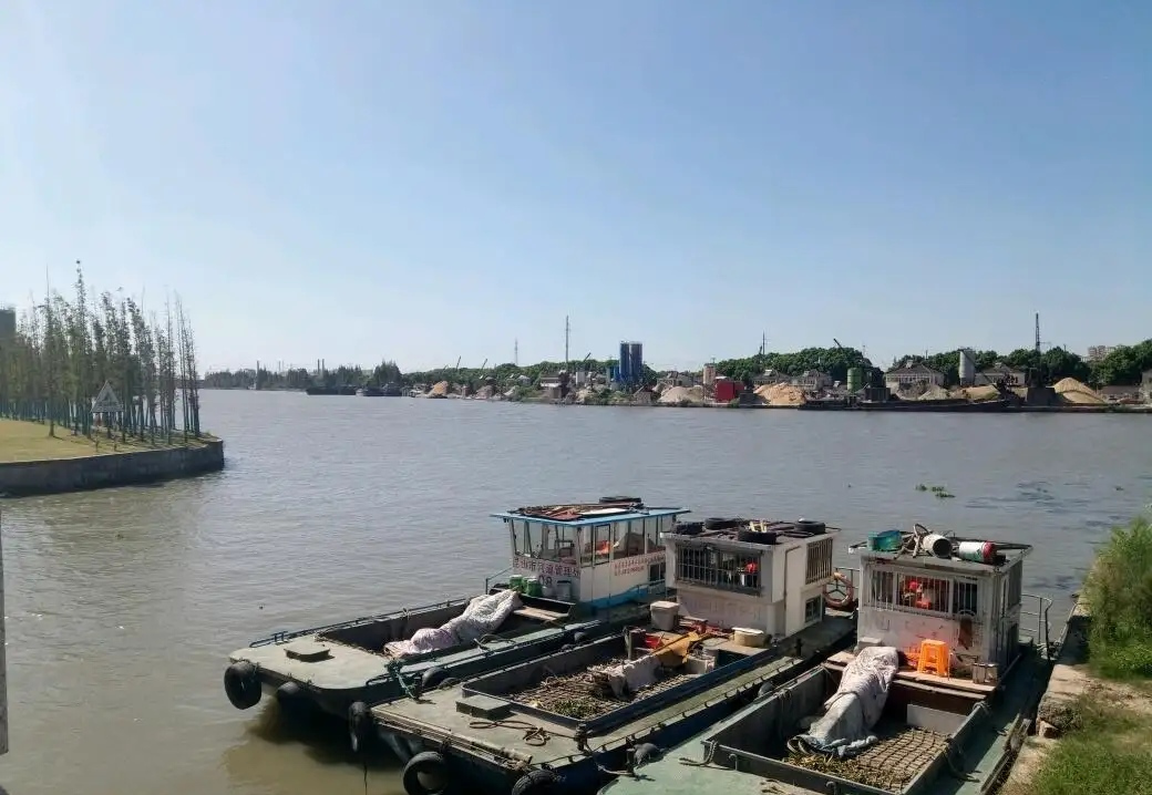 夏驾河，吴淞江夏驾河交界处