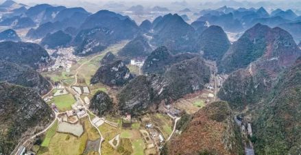 三线贵州航空发动机厂旧址俯瞰图