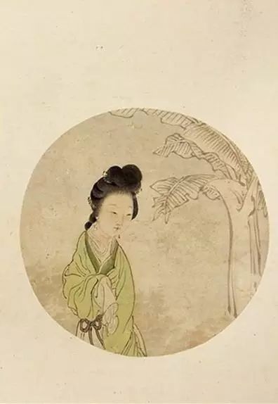 清代程庭鹭摹绘的柳如是画像