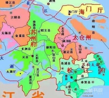 清太仓州地图