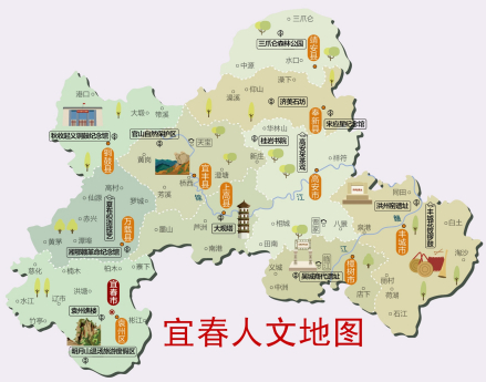 宜春人文地图
