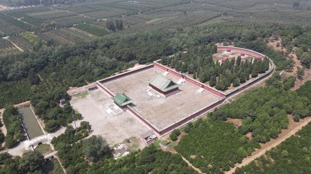 惠陵妃园寝全景图