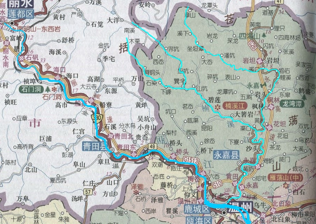 楠溪江干流