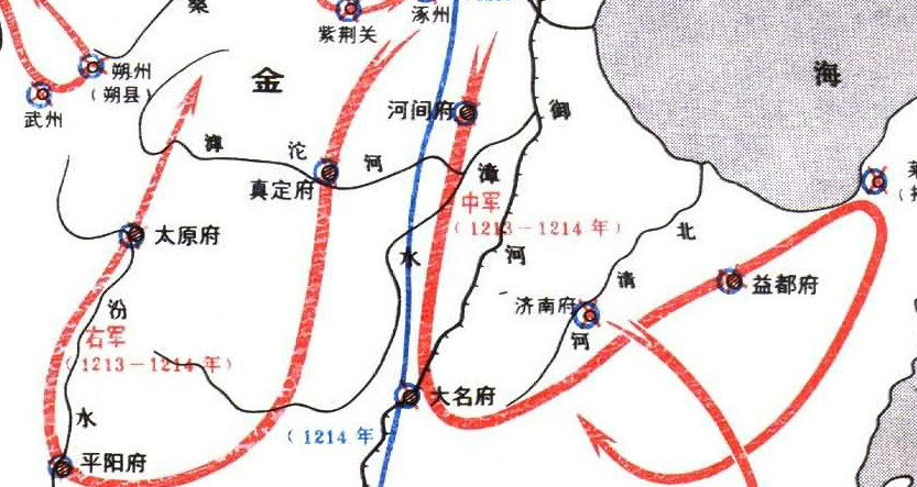 蒙古征服河北、山东