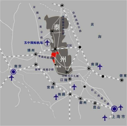 泰州交通运输简图