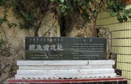 鲤鱼嘴遗址立碑