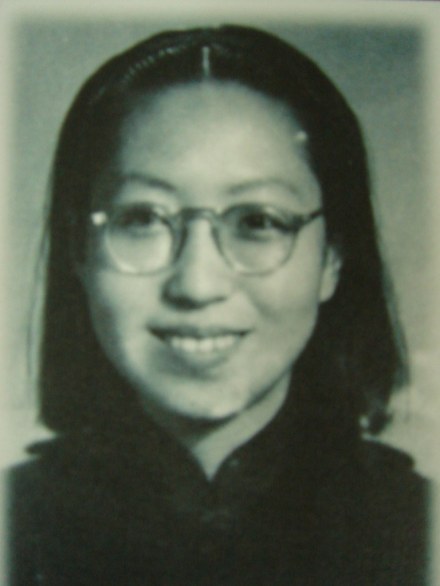 大学时代的张爱玲