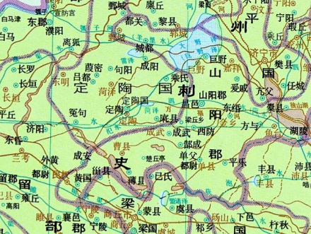 西汉地图