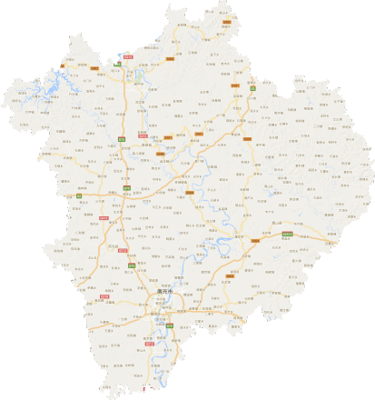 南充市电子地图