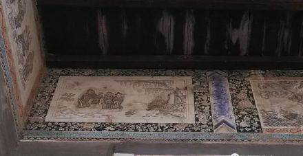 乐湾村古建筑群绘画