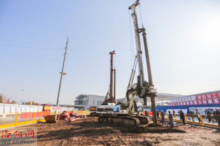 洛阳轨道交通2号线龙门站试验段开工建设