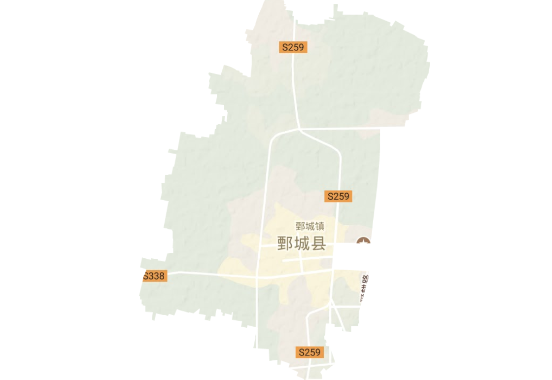 古泉街道地形图