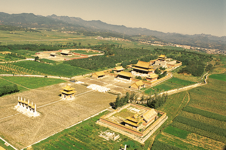 清惠陵全景图（正向）