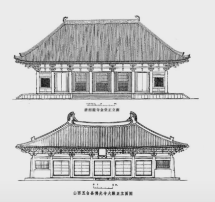 1.佛光寺与唐招提寺对比