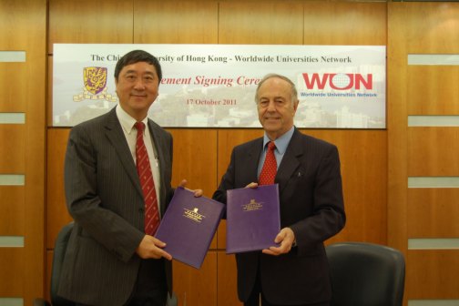 港中大成为世界大学联盟首间香港成员院校(2011)