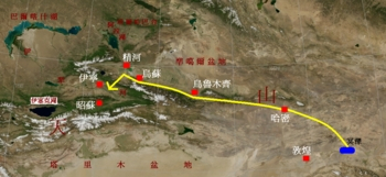 乌孙的可能西迁路线