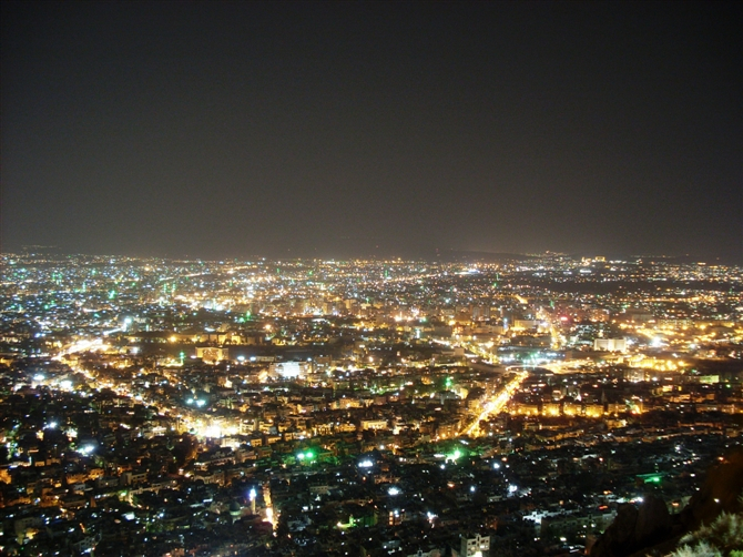 大马士革夜景