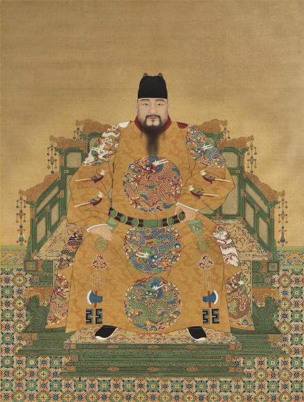 明宪宗坐像图