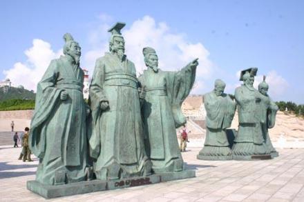 秦皇汉武共存图