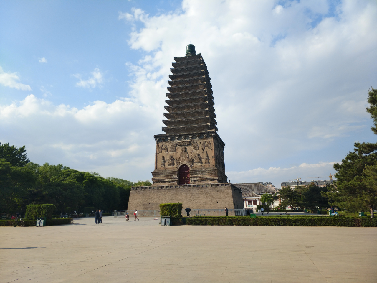 密檐式砖塔——朝阳北塔