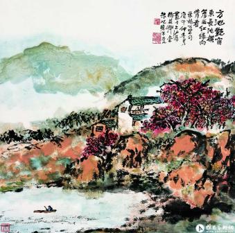 方池艳窗图