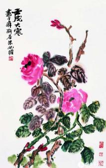 牡丹娇姿图