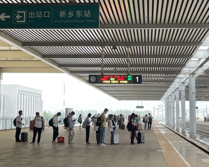 新乡东站1站台