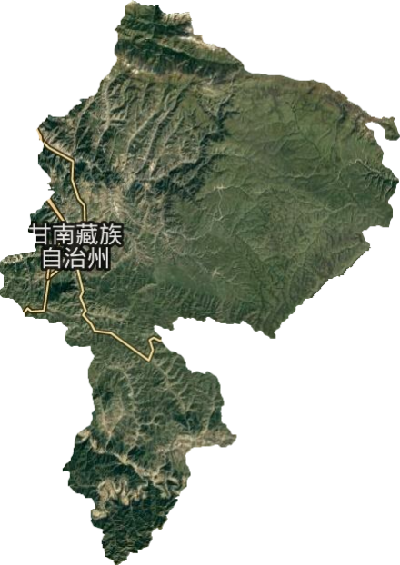 合作市卫星地图