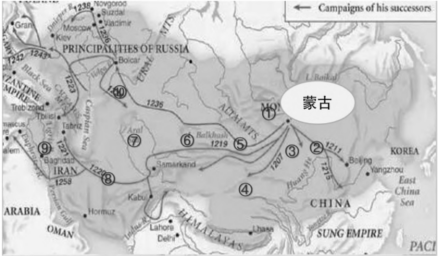 色目人初始分布情况