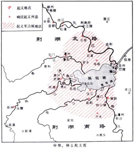 杨幺起义路线