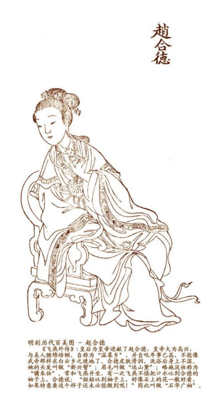 明刻历代百美图-赵合德