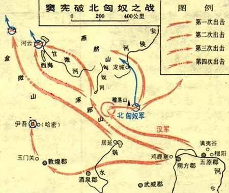 窦宪破北匈奴之战