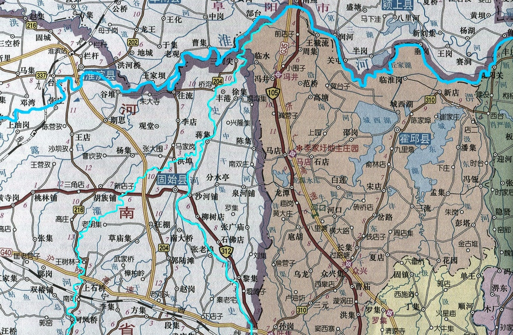 河道走向