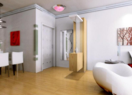 采用内墙涂料的建筑