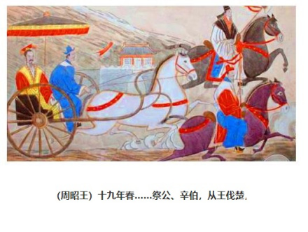 祭公、辛伯，从周昭王攻楚荆之战图画