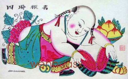 凤翔木版年画 