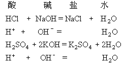 离子方程式