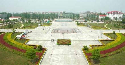 陆羽广场俯瞰图