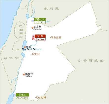 死海湖地图