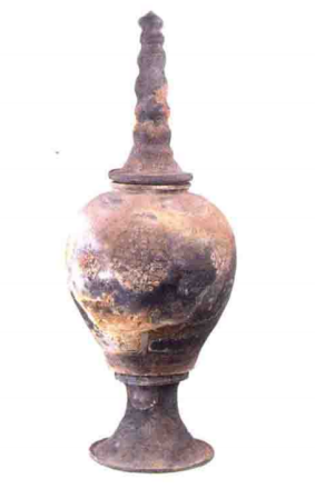 唐代剪纸塔式罐