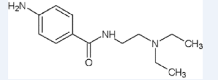 普鲁卡因胺结构式