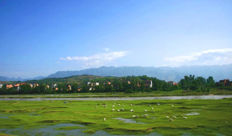 牧马河中下游河谷地貌
