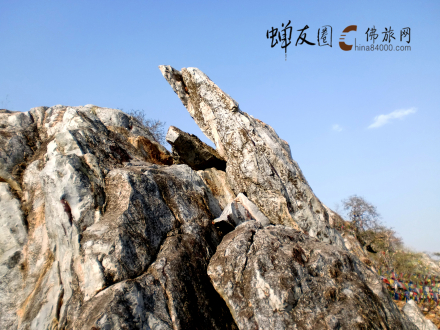 耆阇崛山标志·灵鹫石