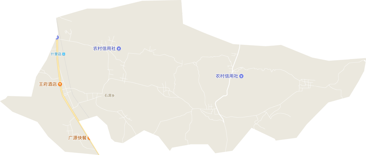 石洞乡电子地图