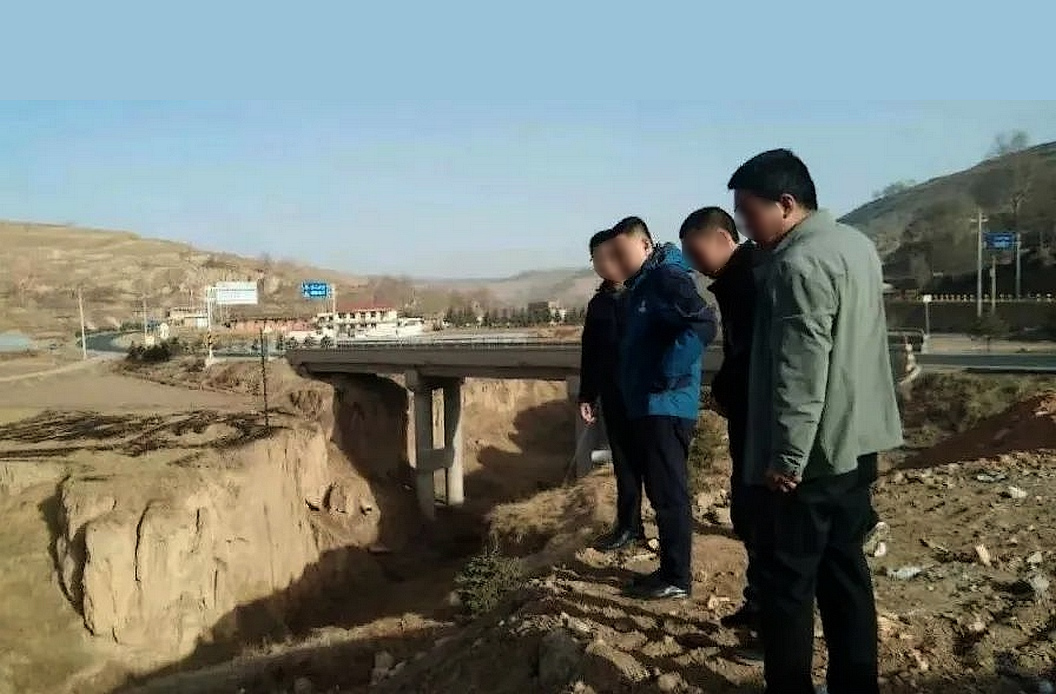 秦祁河上游临洮县漫洼乡段沟道