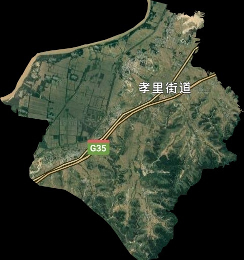 孝里街道卫星图