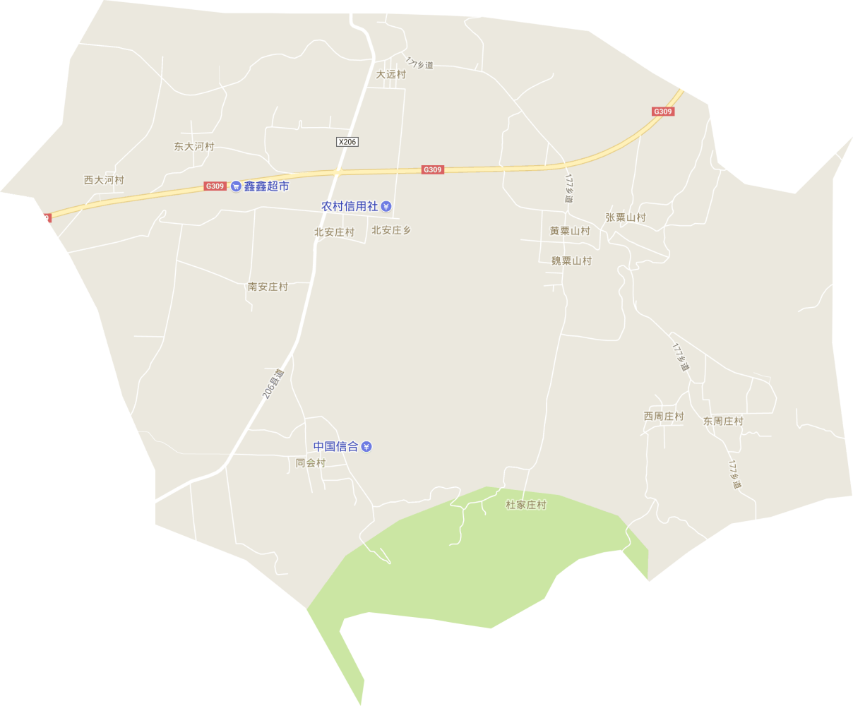 北安庄乡电子地图