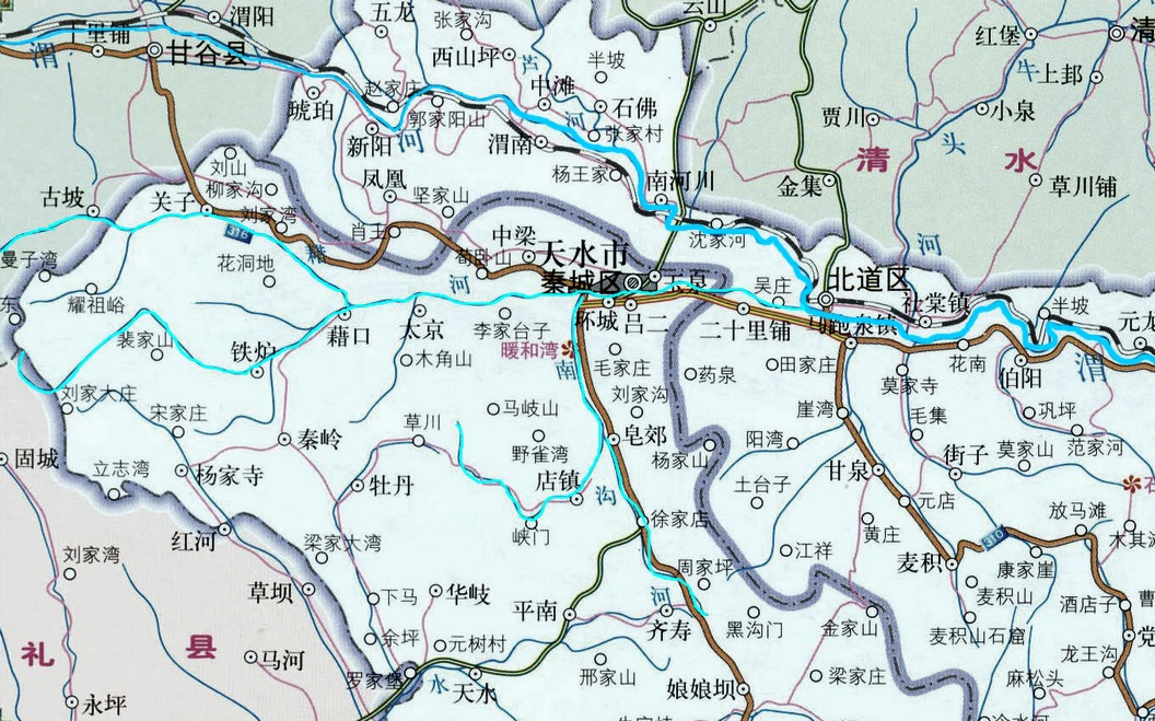 耤河的位置及水系分布