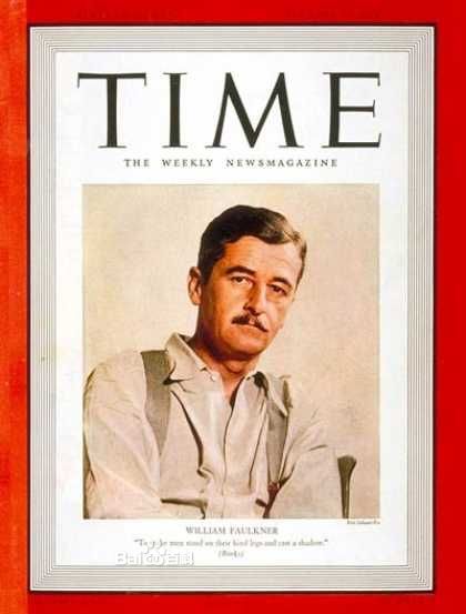 1939年1月福克纳登上《时代周刊》封面